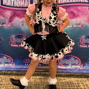 Cowgirl dance costume, jazz, tap, musical theater medium child, MC